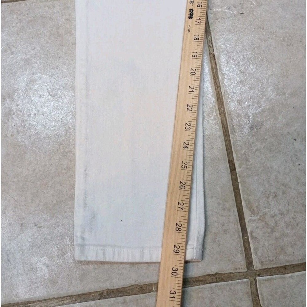 Michael Kors Women's 5 Pockets Skinny‎ White Jeans Size 12 - Picture 3 of 10